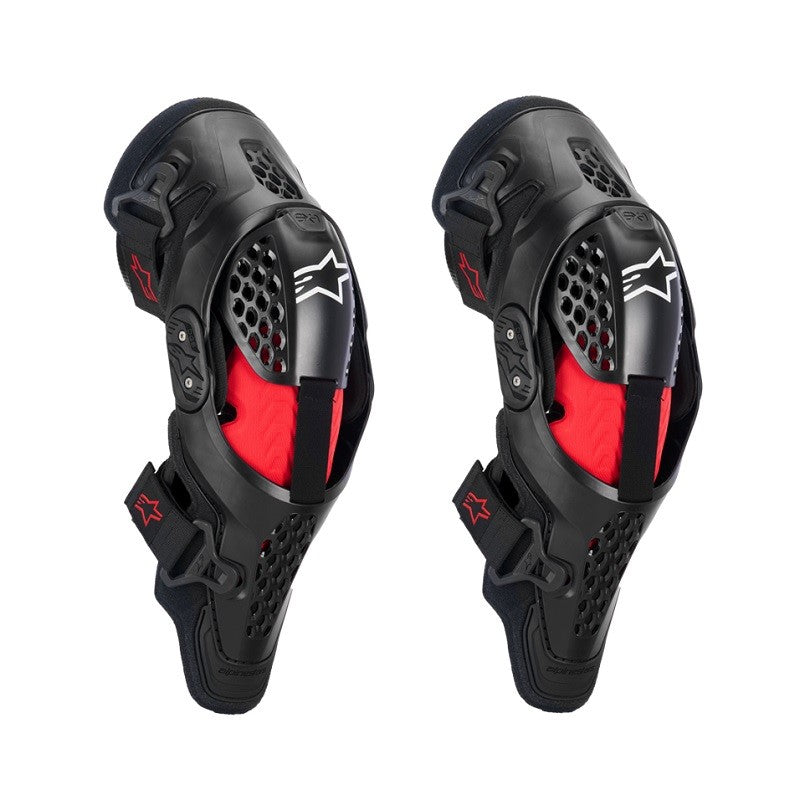 Alpinestars SX-1 Plasma knie beschermer zwart/ rood