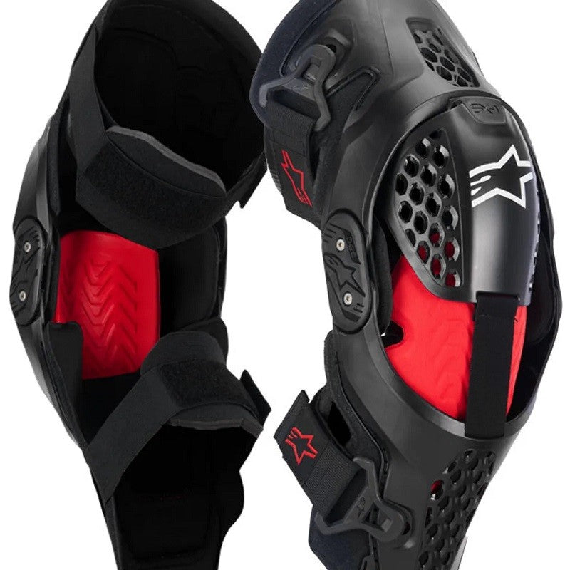Alpinestars SX-1 Plasma knie beschermer zwart/ rood