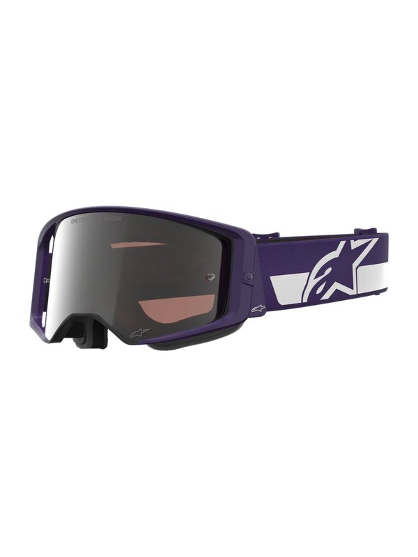Alpinestars crossbril Supertech LTD HUNTA96 XXV PURPLE WHITE MIRROR SILVER