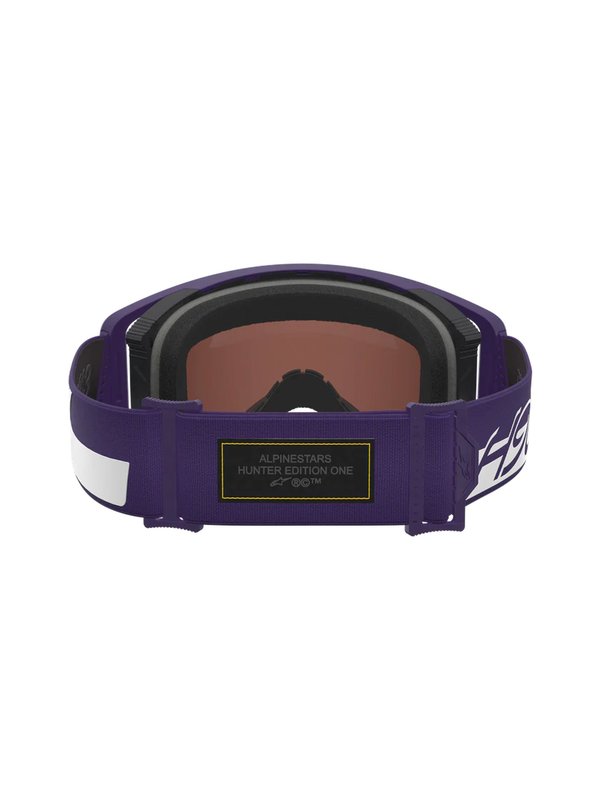 Alpinestars crossbril Supertech LTD HUNTA96 XXV PURPLE WHITE MIRROR SILVER