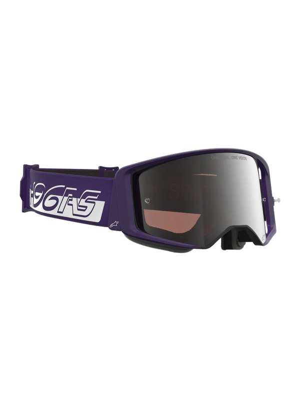Alpinestars crossbril Supertech LTD HUNTA96 XXV PURPLE WHITE MIRROR SILVER