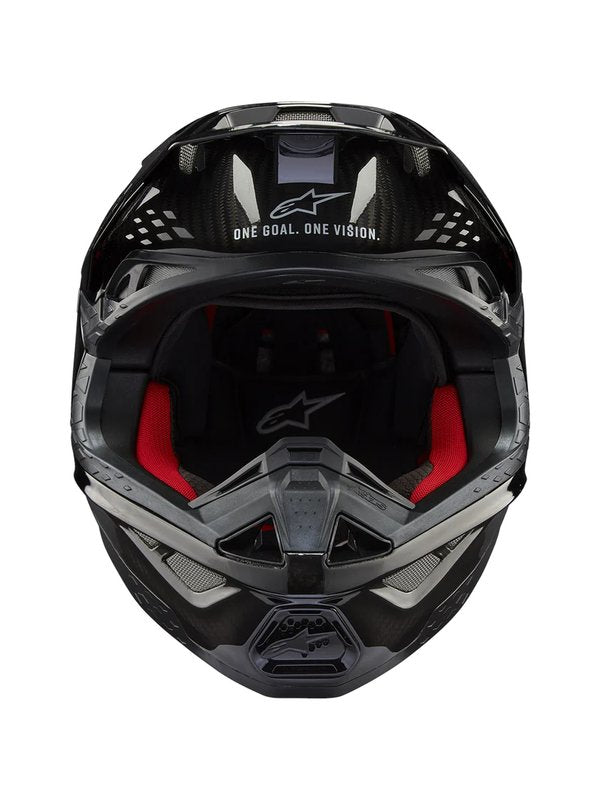 Alpinestars Helm S-M10 2206 Solid Glossy Carbon