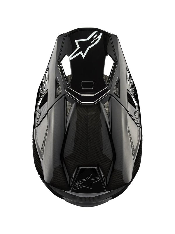Alpinestars Helm S-M10 2206 Solid Glossy Carbon