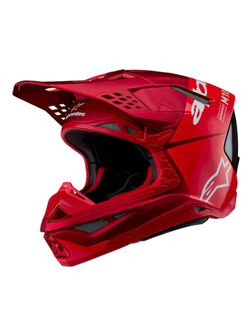 Alpinestars MX cross helmet Supertech M10 (SM10) Fluorescent Red (2024 collection)