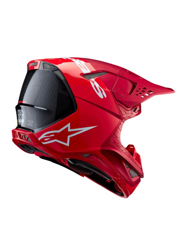 Alpinestars MX cross helmet Supertech M10 (SM10) Fluorescent Red (2024 collection)