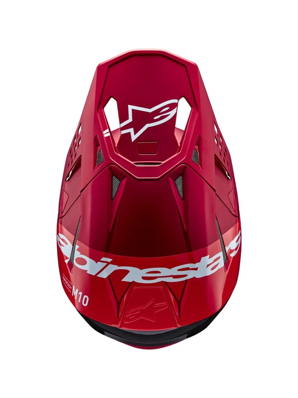 Alpinestars MX cross helmet Supertech M10 (SM10) Fluorescent Red (2024 collection)
