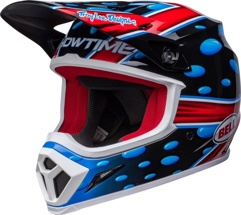 BELL MX-9 Mips McGrath Showtime 2023 Helm Rood / Blauw / Zwart (2023 Collectie)