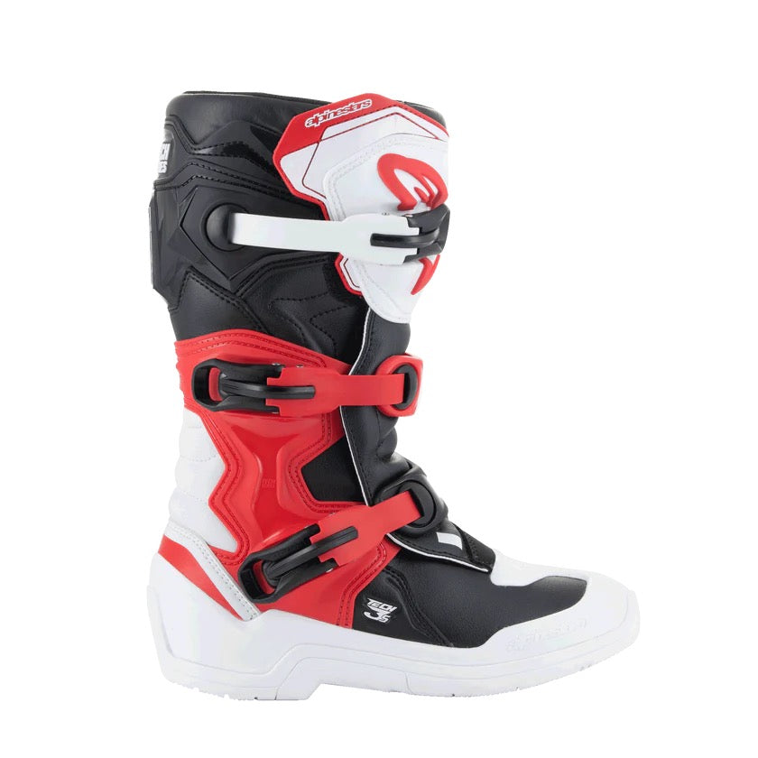 Alpinestar mx laarzen Tech 3s jeugd rood / zwart