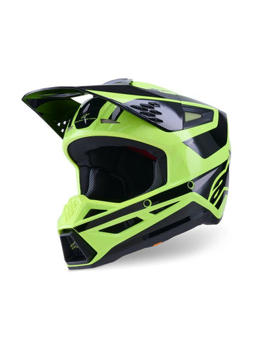 Alpinestars Helm S-M3 Heat Fluo Yellow/Black