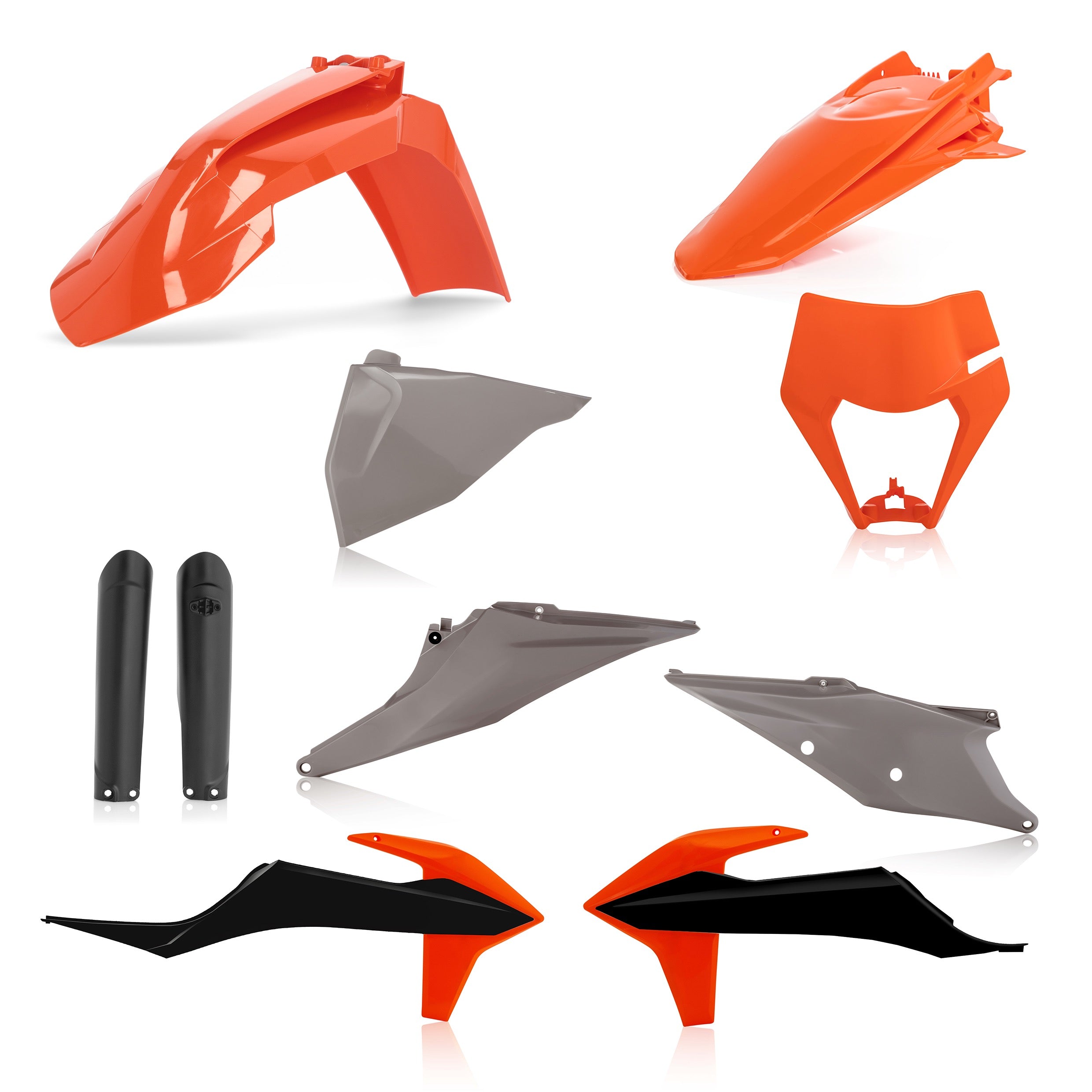 Cycra plastic kit / met koplamp plastic KTM EXC/EXC-F 250/300/350/450/500 / 20-23 / Meerdere kleuren