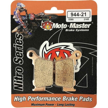 MotoMaster Bremsbeläge - Hinten - Nitro - Honda / Kawasaki / Suzuki / Yamaha