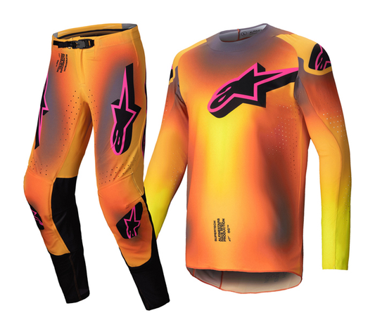 Alpinestars Supertech Lupin cross pak - Yellow Pink