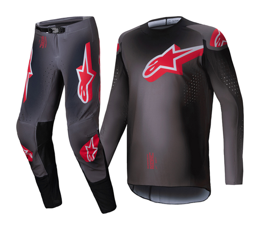 Alpinestars Supertech Lupin cross pak - Smoke / Bright Red
