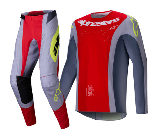 Alpinestars Techstar Melt cross pak - Bright Red / Gray