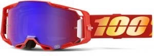 100% Armega Nuketown Crossbril – Rood / Blauw lens