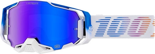100% Armega Crossbril Neo – Hiper Blauw spiegel lens (2024 collectie)
