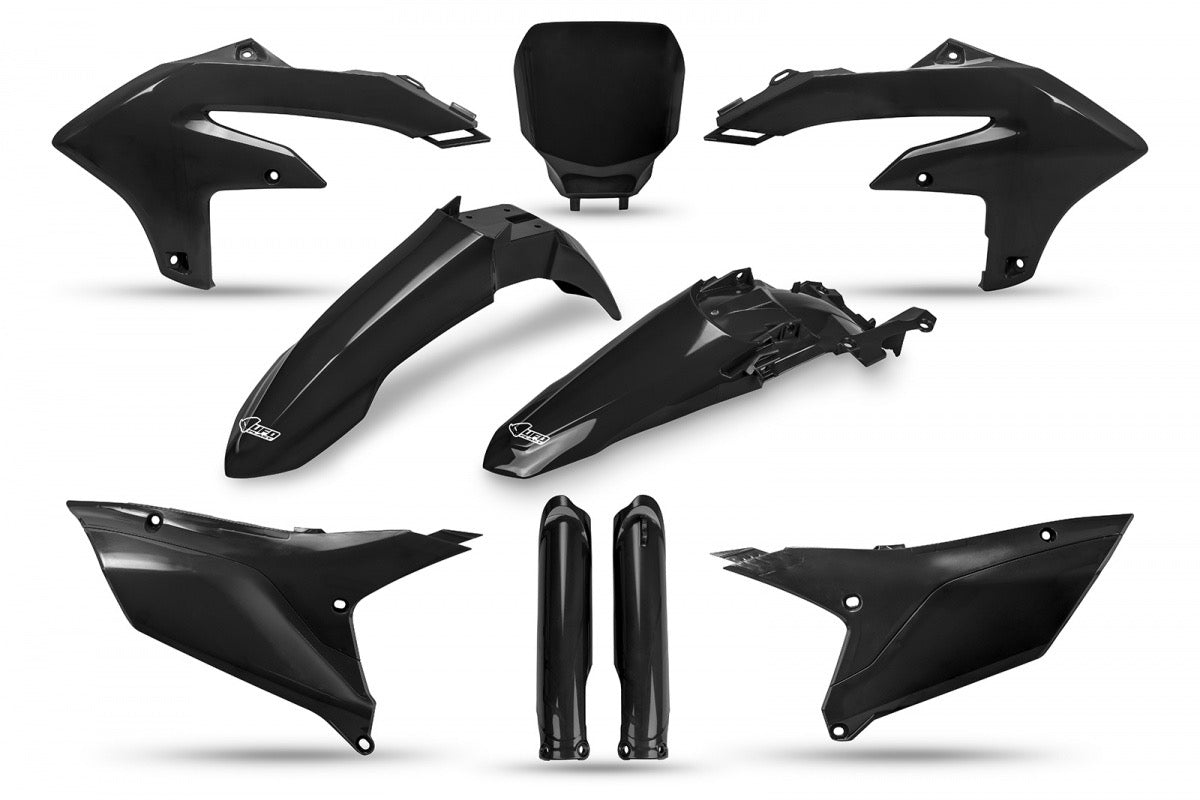 UFO plastic kit Zwart Yamaha YZ 250F 2024 & YZ 450F 23-24 ( full kit )