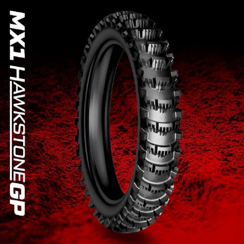 Plews Tires MX1 Hawkstone GP Soft rear tire 90/100-12