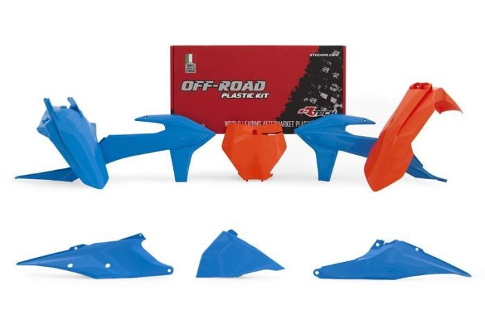 Racetech plastic kit Licht Blauw/Oranje KTM SX 85 '18-24