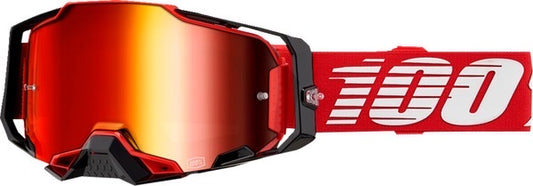 100% Armega Crossbril Red – Red mirror lens (2024 collection)