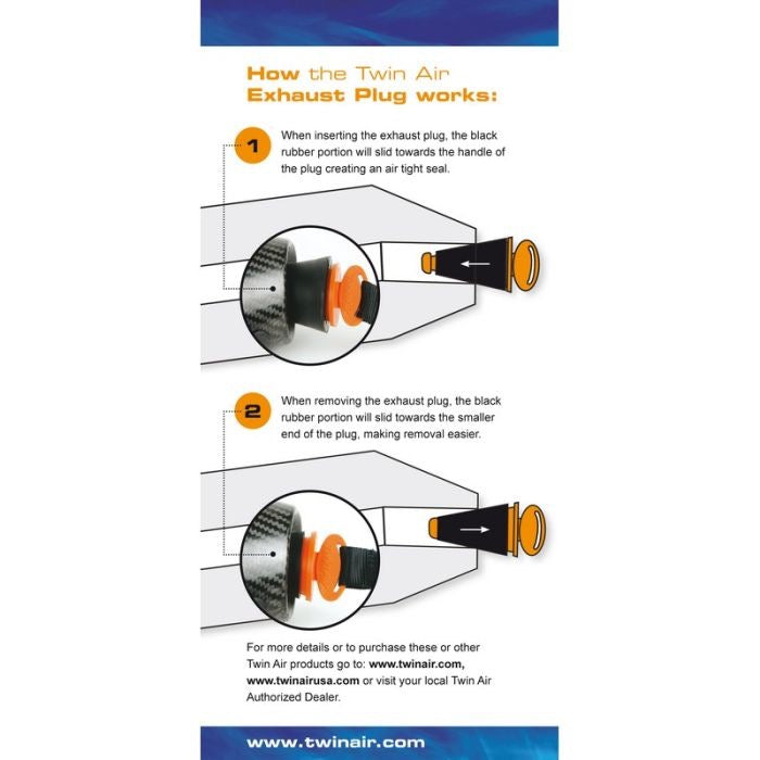 Twin Air uitlaatplug 2 takt + Strap