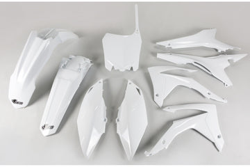UFO plastic kit met airbox covers Wit Honda CRF 250R  / 14-17 / & CRF 450R / 13-16