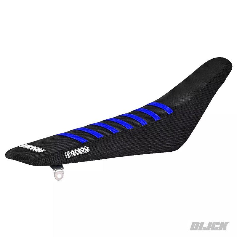 Enjoy Seatcover YAMAHA YZ125/250 22-26 Black + Blue stripes