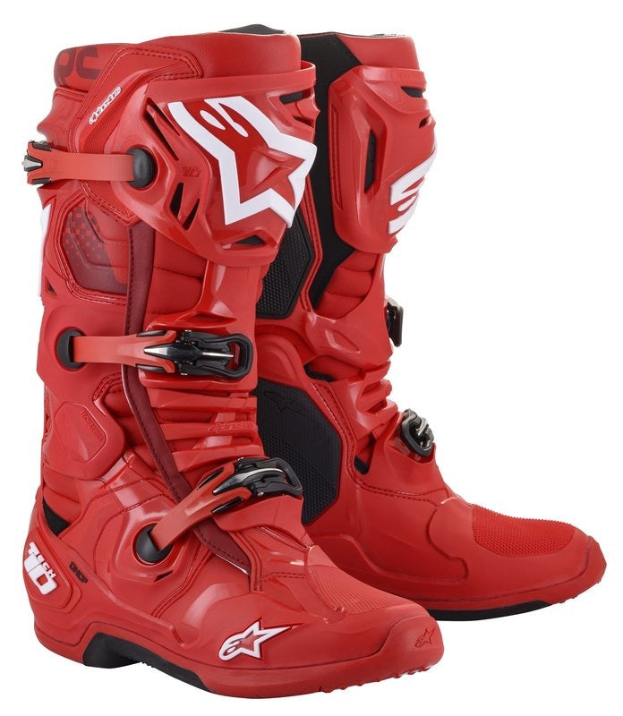 Alpinestars Tech 10 MX-Stiefel Rot (Kollektion 2024)