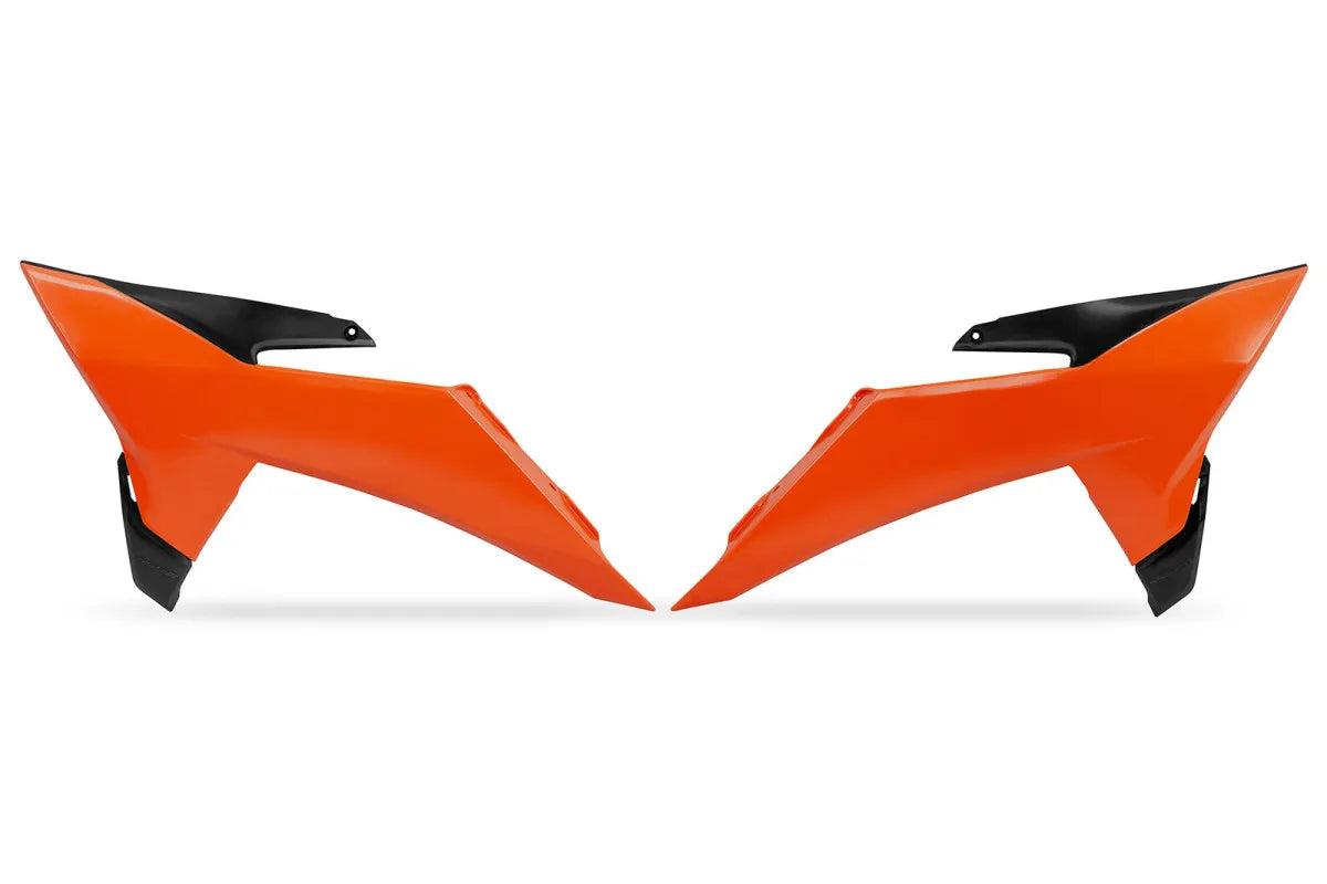 UFO Radiator Kappen Oranje KTM SX 125/150/250/300 2023-2026 & SX-F 250/350/450 2023-2026 (model 2025)