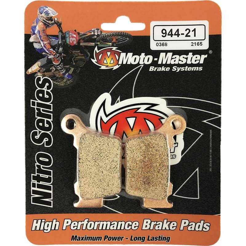 MotoMaster remblokken - Achterzijde - Nitro -  KTM / Husqvarna / GasGas / Husaberg / Sherco / Stark varg / Triumph