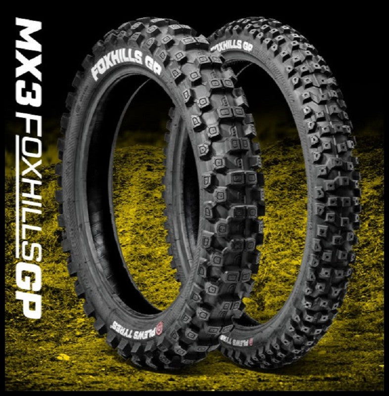 Plews Tyres MX3 Foxhills GP Hard voorband - 80/100-21