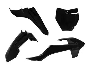 Racetech plastic kit Zwart KTM SX 65 2016-2023 & Gas Gas MC 65 2021-2023