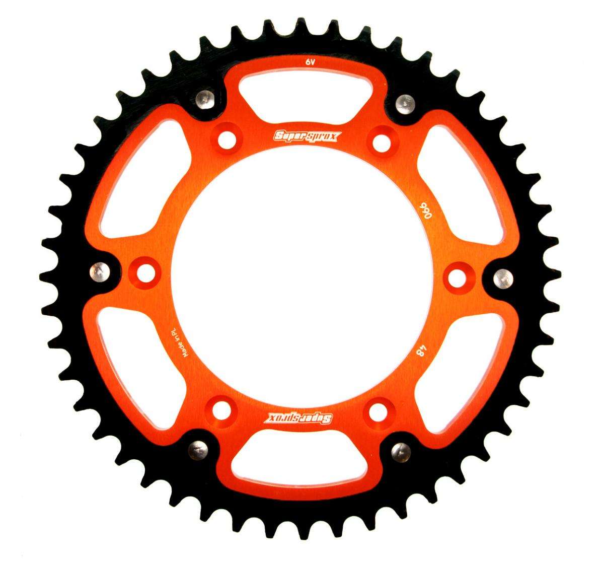 Supersprox steel/aluminum rear sprocket orange - KTM / GasGas / Husqvarna