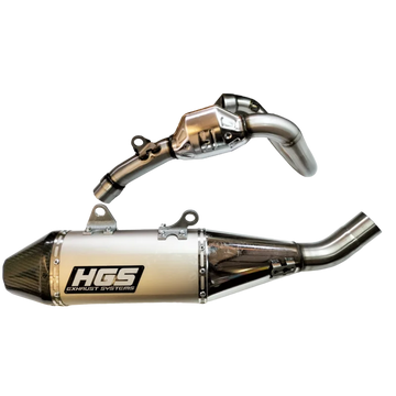 HGS (Aluminium) Compleet uitlaatsysteem met carbon - KTM / Husq 350 23-