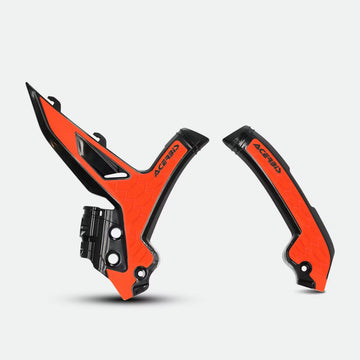 ACERBIS X-Grip Frameguard + Grip KTM SX / SXF 23-26 / EXC/EXC-F 24-26 BLACK/ORANGE