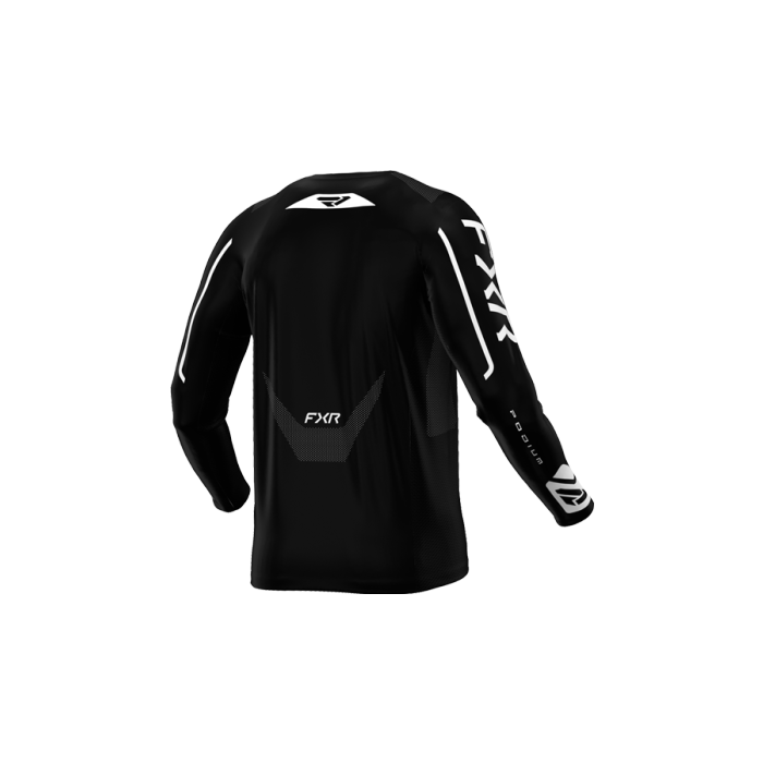 FXR Podium Relay MX Jersey 26 Black/White